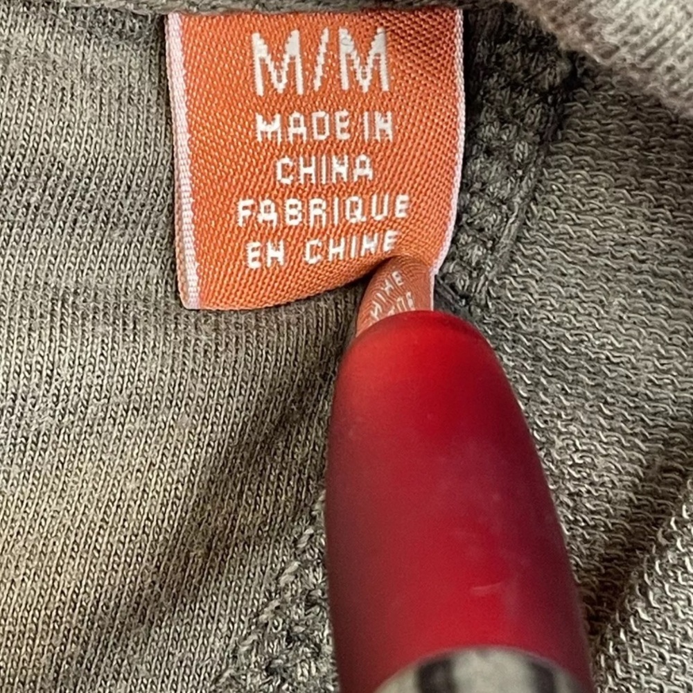 Tommy Bahama Women’s Olive Green Pullover Quarter Zip Cotton Sweatshirt Size M - Picture 10 of 11